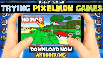 I TRIED PIXELMON GAMES ON ANDROID | PIXELMON ANDROID | 2023 !