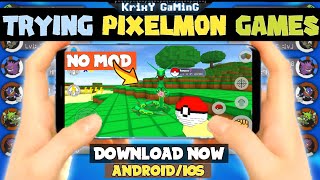 I TRIED PIXELMON GAMES ON ANDROID | PIXELMON ANDROID | 2023 ! screenshot 1