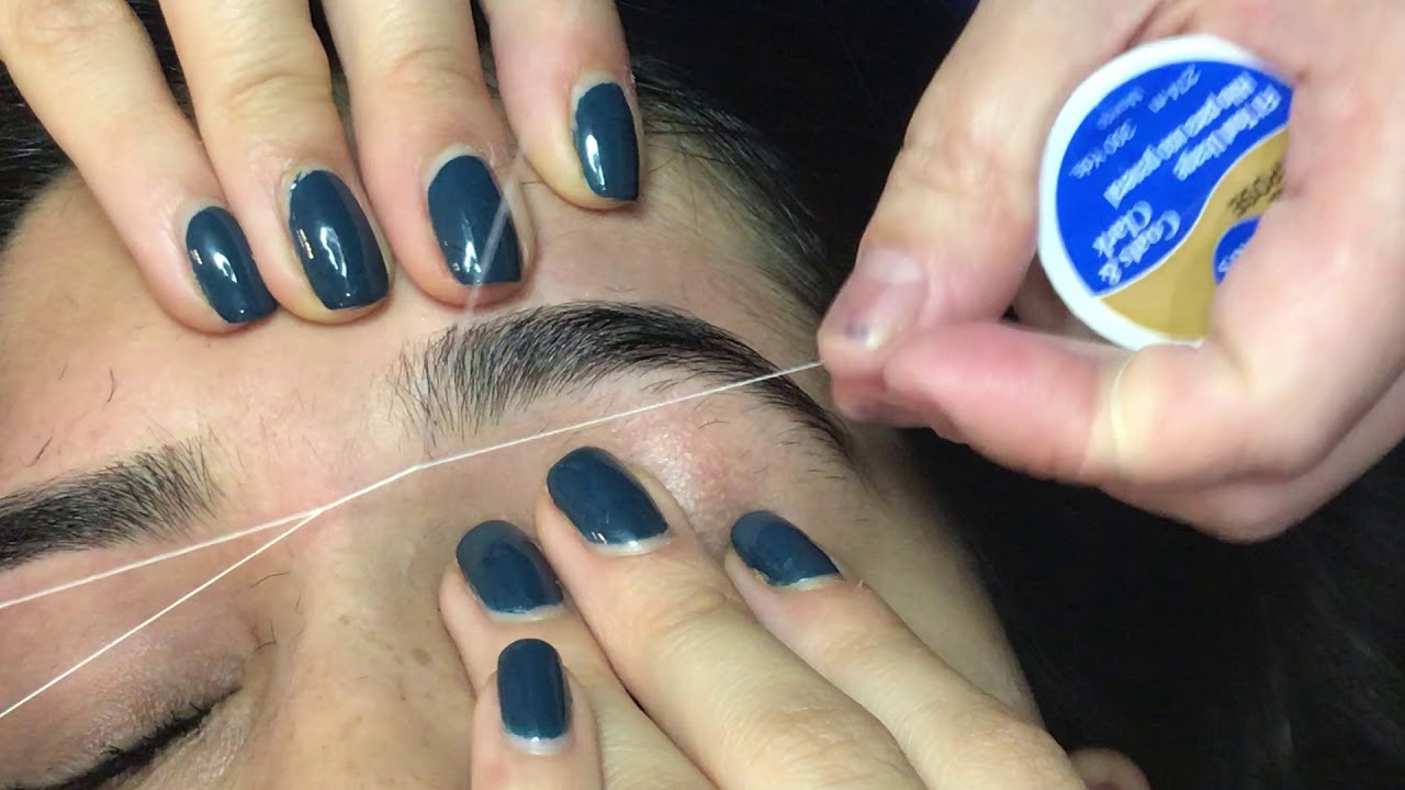 eyebrows threading | November 26, 2018