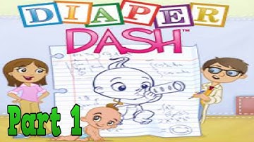 Diaper Dash Playthrough - Levels 1.1-1.4 part 1