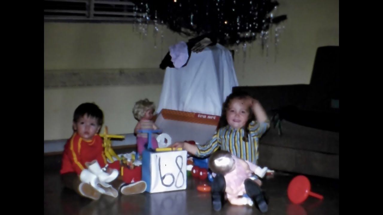 🎄 1968 Michigan A Night in Family Archive Footage: Christmas Time & Family Memories 🎅🏠