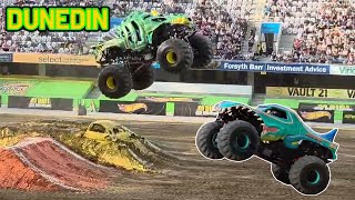 HIGHLIGHTS from Mega Wrex and Skelesaurus at Dunedin Monster Trucks!