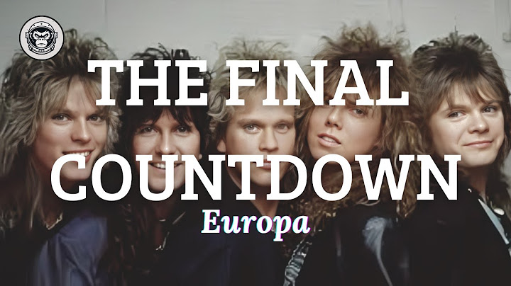 Europa - The Final Countdown (Letra/Lyric)