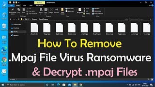 Mpaj Ransomware (.Mpaj File Virus) Removal and Recover .mpaj Files