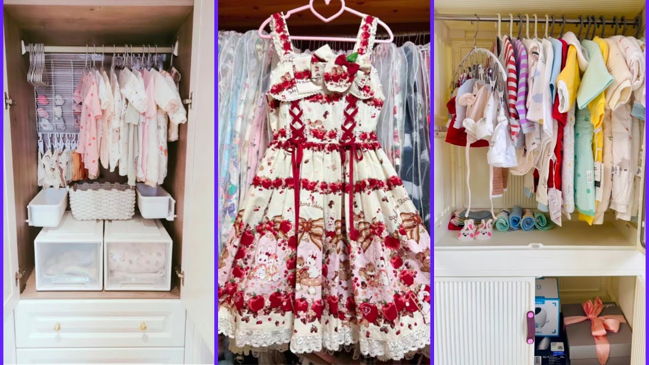 Baby Closet & Room Setup🎀 | Organizing Newborn Essentials ~ Cozy Vibes😍 ...