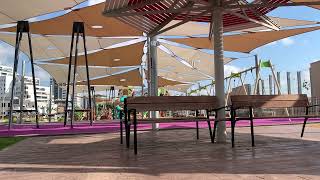 Quiet Afternoon on the Playground Bench | Gentle Sky, Soft Shade & Calming Music screenshot 5
