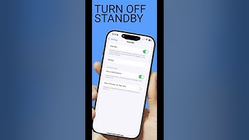 How-to Turn Off StandBy Mode on iPhone (iOS 18)