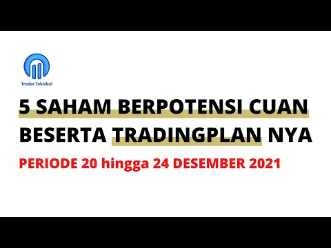 5 SAHAM BERPOTENSI CUAN BESERTA TRADINGPLAN NYA UNTUK PERIODE 20 SAMPAI 24 DESEMBER 2021