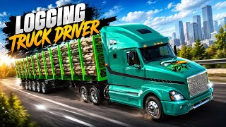 INSANE Logging Truck Delivery! 🚛🌲 | Biggest Timber Transport Challenge screenshot 3