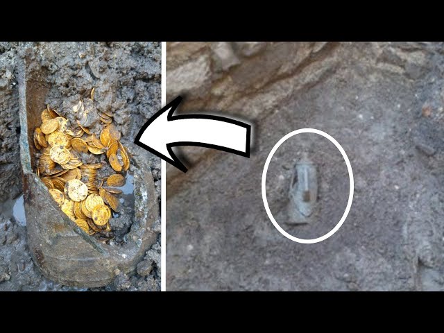 Hundreds of Roman gold coins found in basement of old theater