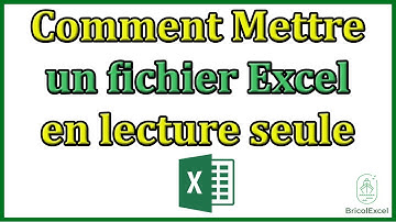 Comment mettre un fichier Excel en lecture seule
