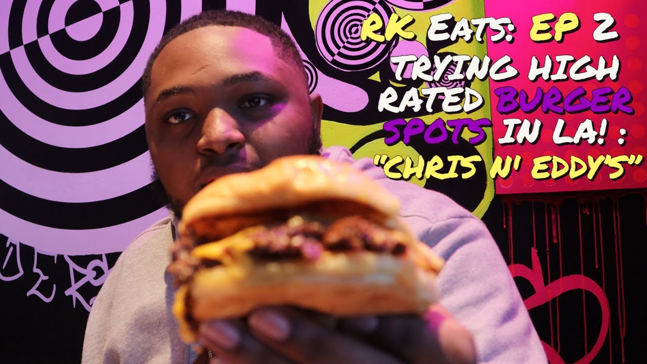 (RK EATS; EP 2) TRYING THE BEST BURGER ON THE SUNSET STRIP "CHRIS N