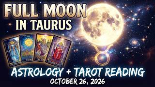FULL MOON IN TAURUS: Protect your money ! ♉️✨ (Oct 26, 2026)