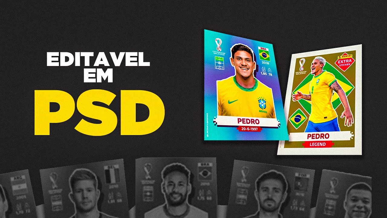 Figurinha Neymar Legend OURO Copa 2022 (Adesiva)