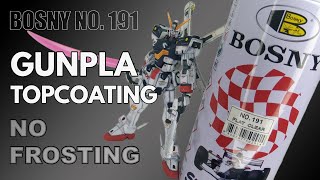 How to Topcoat your Gunpla with BOSNY NO  191 FLAT CLEAR