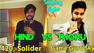 Hind420 Vs Game Guru Sky Squad Sniping Fight Then Lastzone Fight L Hind Vs Thoku L Emulator L