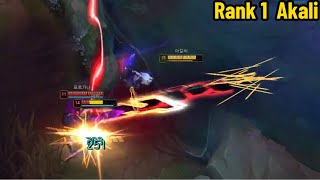 Rank 1 Akali: When 1200LP Akali Visits KR Master...