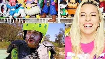 THE CELL SAGA IN 5 MINUTES (DRAGONBALL Z LIVE ACTION) (SWEDED) - Mega64 - REACTION!!!