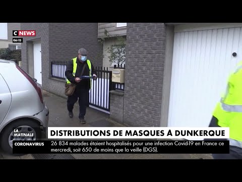 Dunkerque: la mairie distribue des masques à domicile Dunkerque: la mairie distribue des masques à domicile