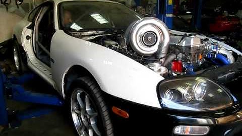 AWD Supra S598 turbo spool up at transbrake