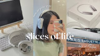 slices of life - unboxing airpods max🎧 + aesthetic accessories & brief review