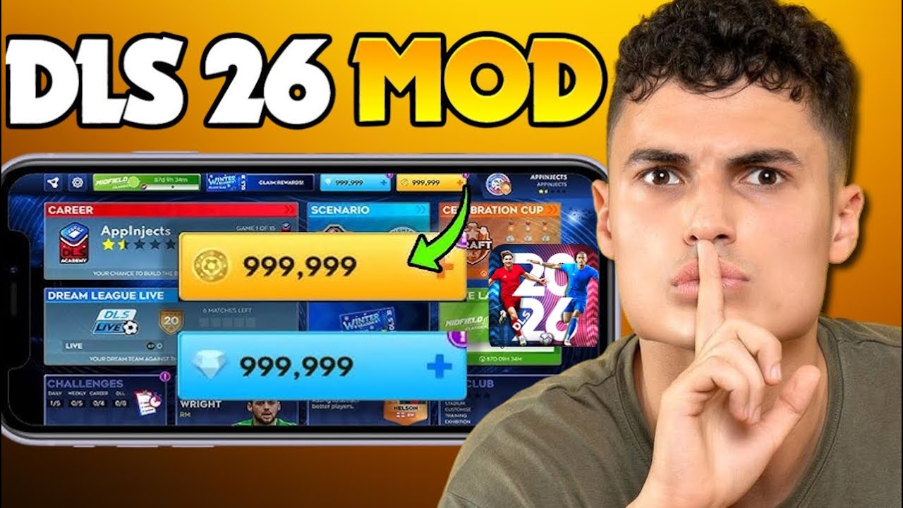 DLS 26 Hack Android / iOS - How To Get DLS 26 Coins & Diamonds Without DLS 26 MOD APK ⚽️ WORKS 2026