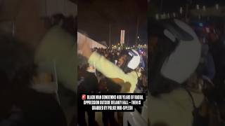 Police Grab Him MID-Speech After This 😳 #Politics #CivilRights #Shorts