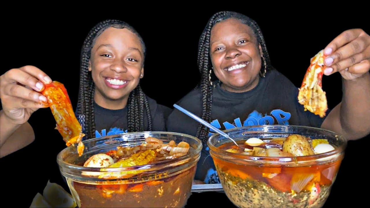 Deshelled Seafood Boil In A Bowl