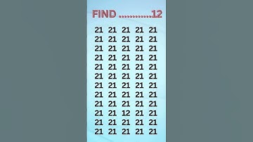 😲 Only GENIUSES Can Find the Odd Number! #findthedifference #shorts #trending