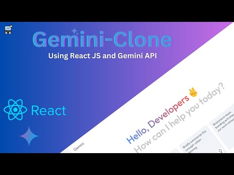 Gemini Clone | React JS | Gemini API