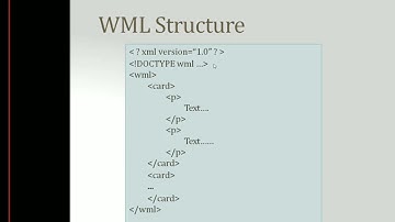 WAP&XML LearningWAP WML S Nithya