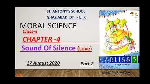 Class-5 Subject- Moral Science Lesson-4 Part-2