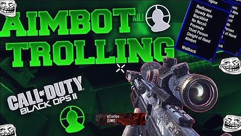 BO2 ONLINE AIMBOT TROLLING! AIMBOT TRICKSHOTTING IN SND BLACK OPS 2!
