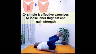 2-simple & effective exercises to loose inner thigh fat & gain strength, 1×2- sets,shorts trending