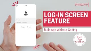 Add App Login Screen | Swing2App Tutorial | No Code | screenshot 3