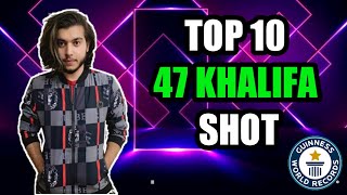 TOP 10, 47 KHALIFA Shots, Eye Shot, Trick Shot, Best Sniper in Asia, Pubg Mobile