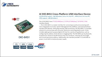 AI DIO-8451 Cross-Platform USB Interface Device
