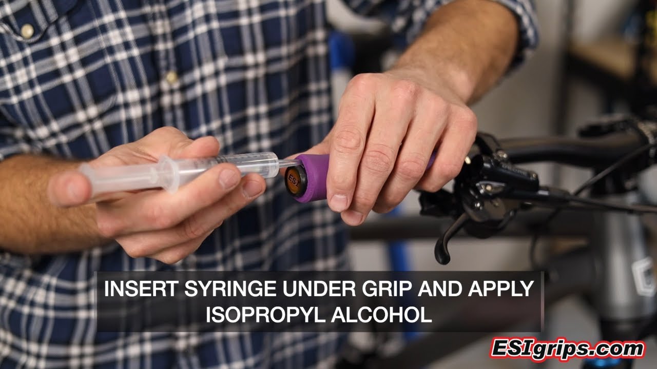 How to Install ESI Chunky Grips without Alcohol 