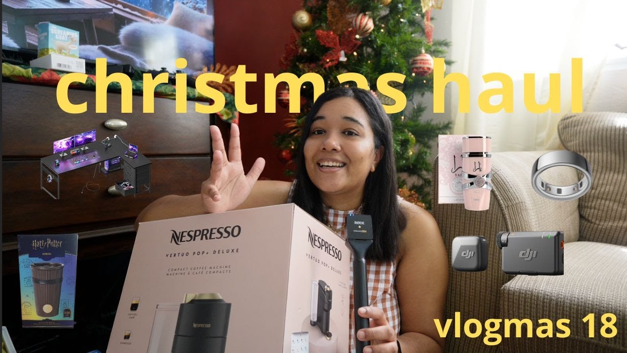 my 2025 christmas haul, oura ring, nespresso, dji + oficialmente me voy de youtube? | vlogmas 18