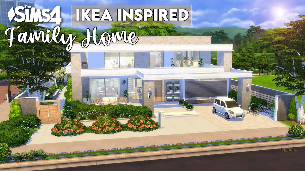 IKEA Inspired Family Home | No CC | Artworks | Stop Motion | Sims 4 Video