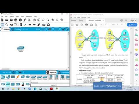 VLAN TRUNKING PADA PACKET TRACER CISCO - YouTube