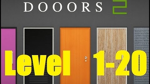 DOOORS 2 room escape game Level 1 - 20 - 58 Works