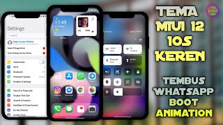 TEMA IOS TERBARU🔥4 Tema IOS MIUI 12 Tembus Whatsapp & Boot animation Super Keren screenshot 5
