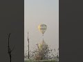 Hot air ballon touchdown Gandipet lake Hyderabad #hotairballoonfestival #hyderabad