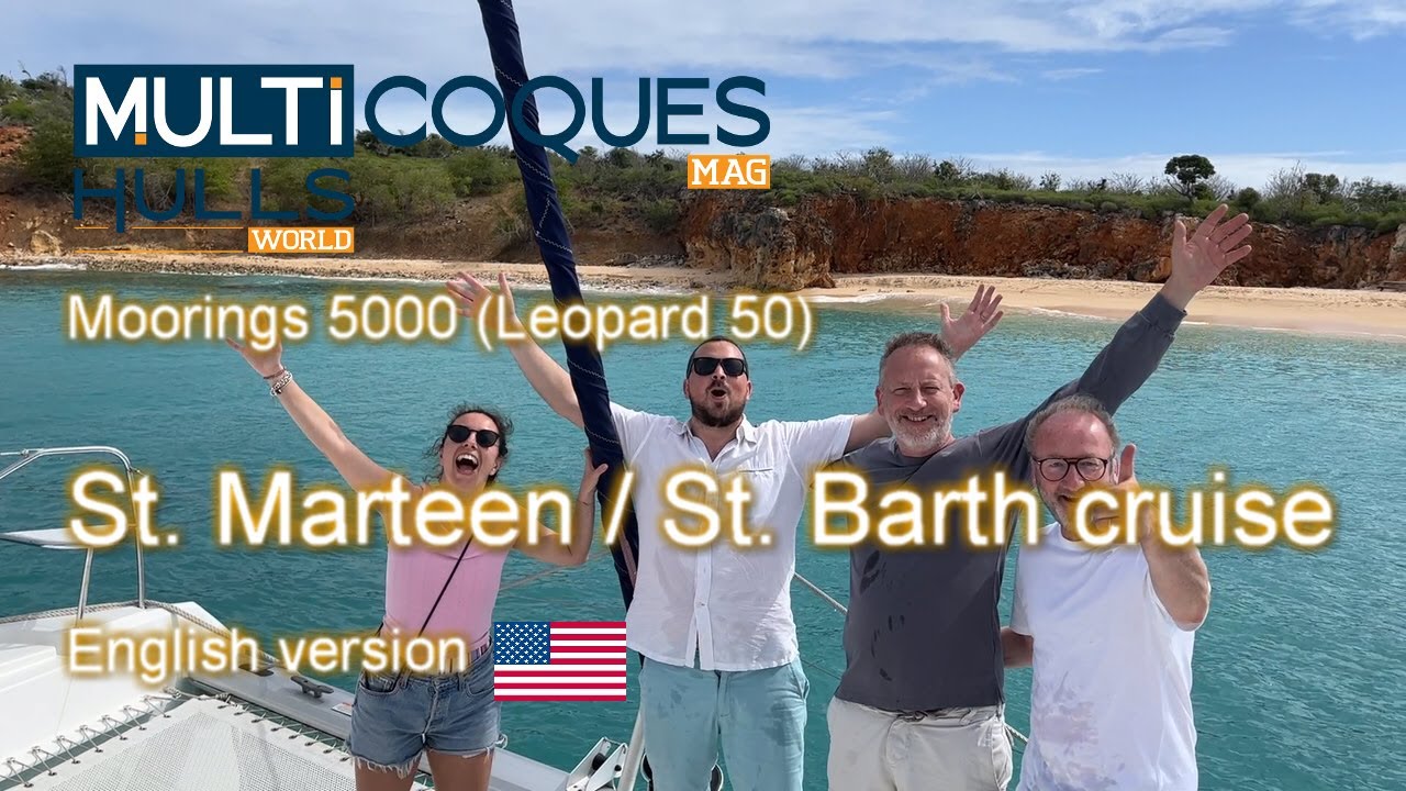 ⁣ST. MARTEEN / ST. BARTH Catamaran Cruise Aboard A Moorings 5000 (Leopard 50)