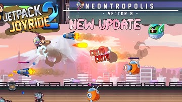 Latest update! Jetpack Joyride 2 - Neontropolis Sector 8 #walkthrough @HalfbrickStudios