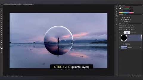 Crystal Ball Effect in PhotoshopCC | Glass Ball | PhotoshopCC Tutorial