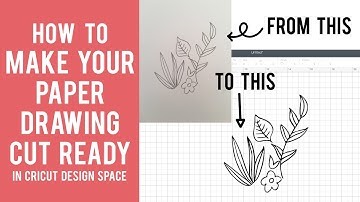 How To Import Your Paper Drawings into Cricut Design Space to Cut for Hand-drawn Projects