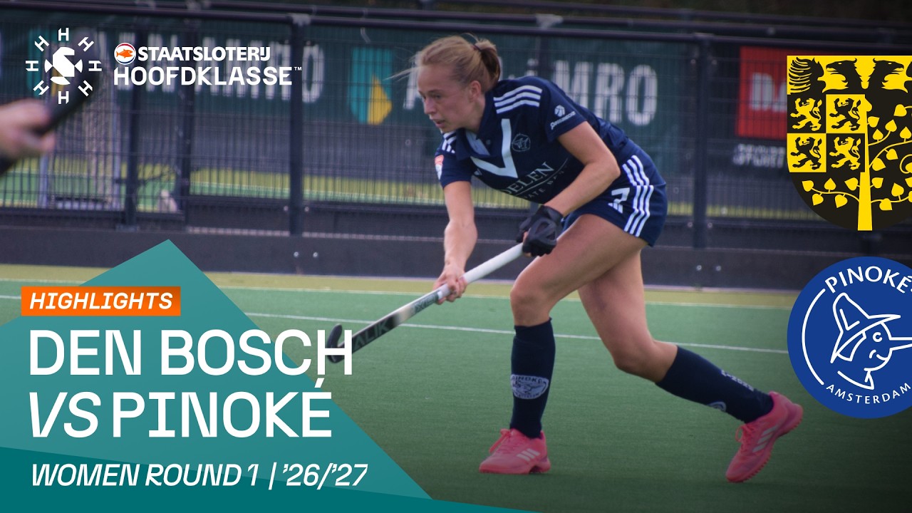 Opening-day goal fest at Den Bosch 🤯 DEN – PIN 🏑 Staatsloterij Hoofdklasse Women ‘26/’27 Highlights