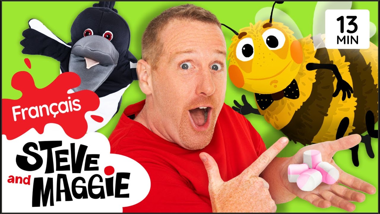 Histoire de petits insectes pour les enfants de Steve et Maggie Français ET PLUS pour les enfants